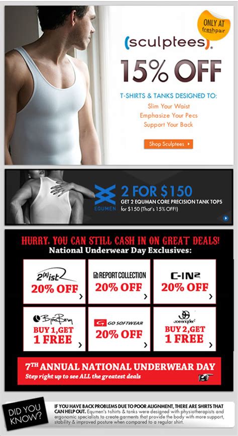 fresh body underwear|freshpair national underwear.